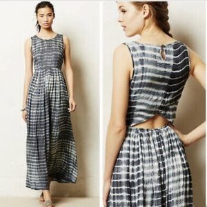 Anthropologie Shibori Maxi Dress